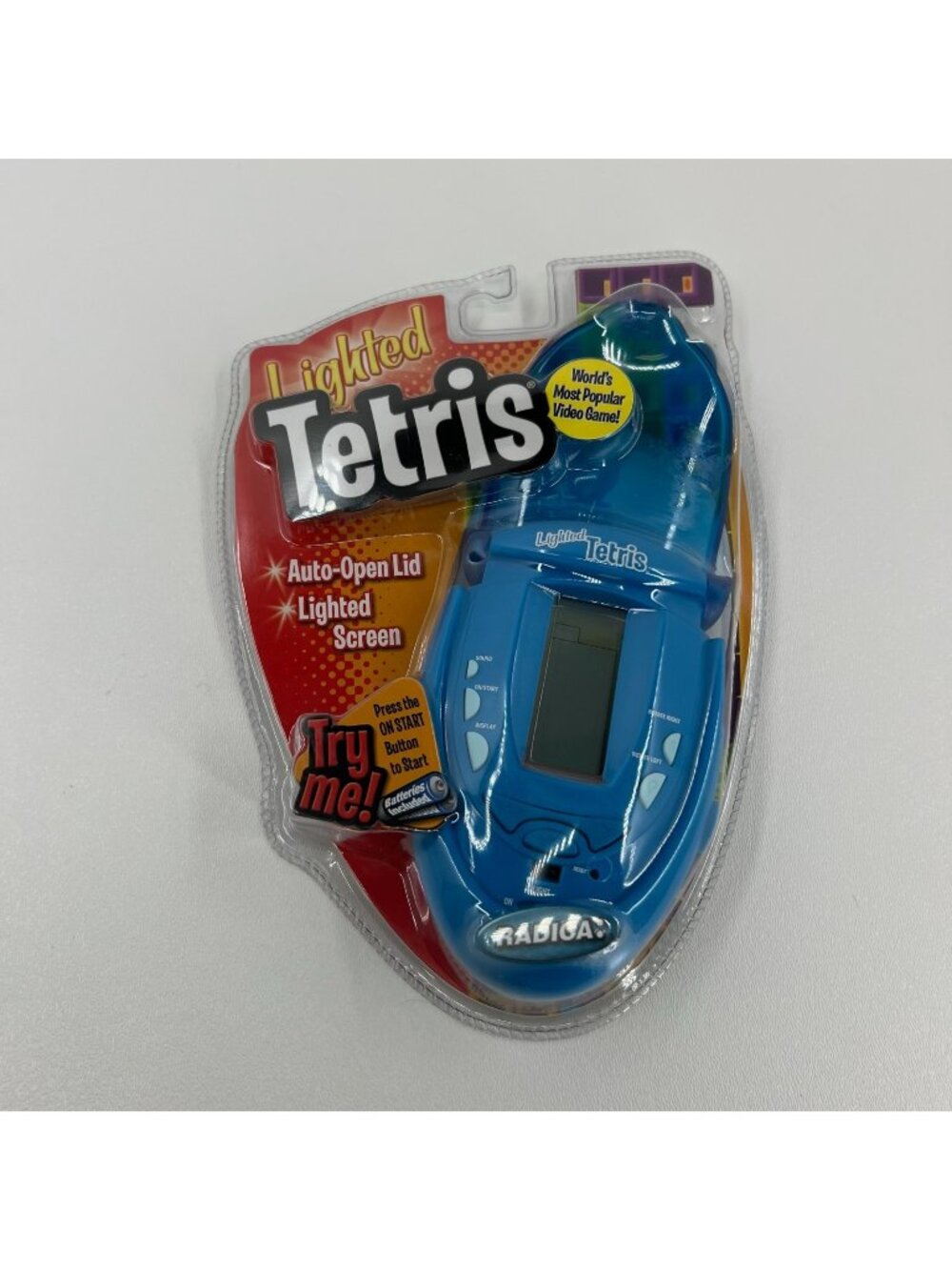 VTG Radica Lighted Tetris Handheld Electronic Game New Sealed Model 75012 Blue